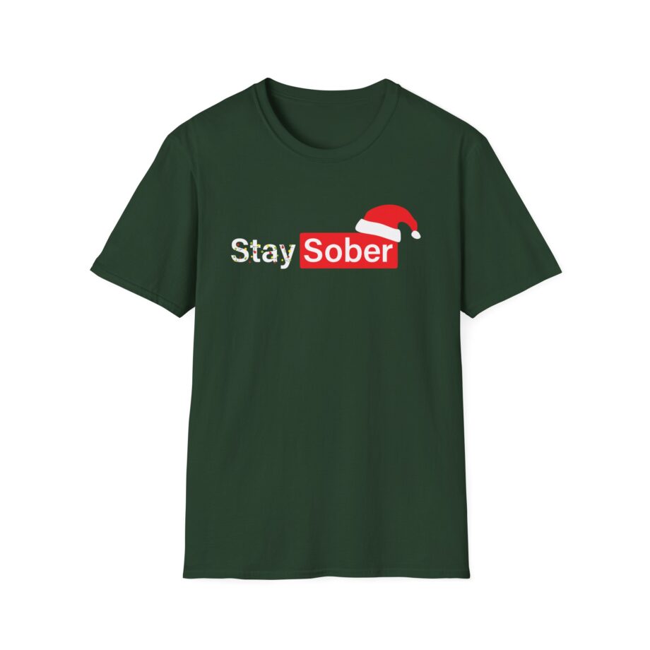 Daydrian Harding Xmas Stay Sober Unisex Softstyle T-shirt