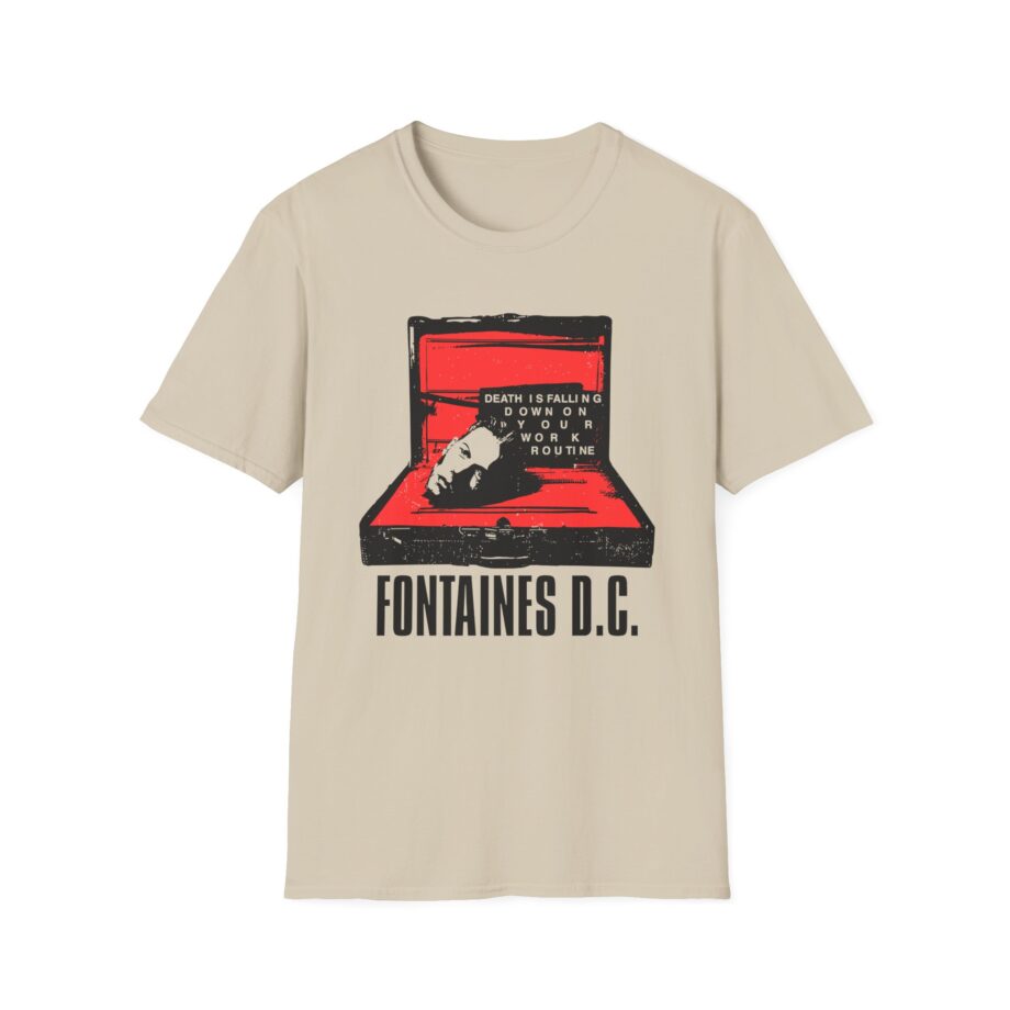 Fontaines Death Is Falling Down On Your Work Routine Unisex Softstyle T-Shirt