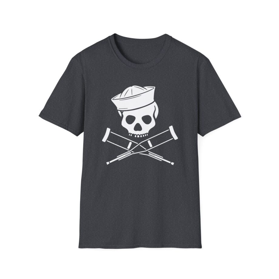 Jackass Sailor Skull & Crossbones Unisex Softstyle T-Shirt