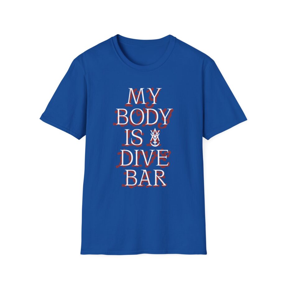 Amigo the Devil My Body is Dive Bar Unisex Softstyle T-shirt