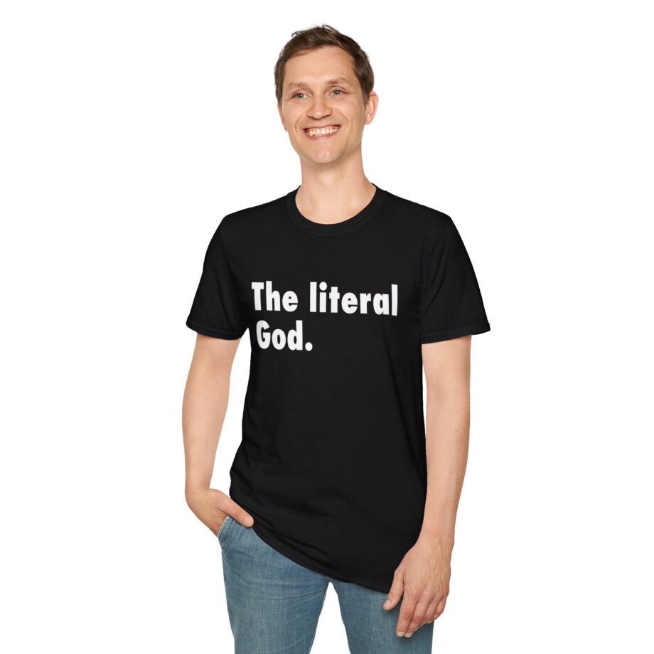 Zackrawrr the Literal God Unisex Softstyle T-shirt