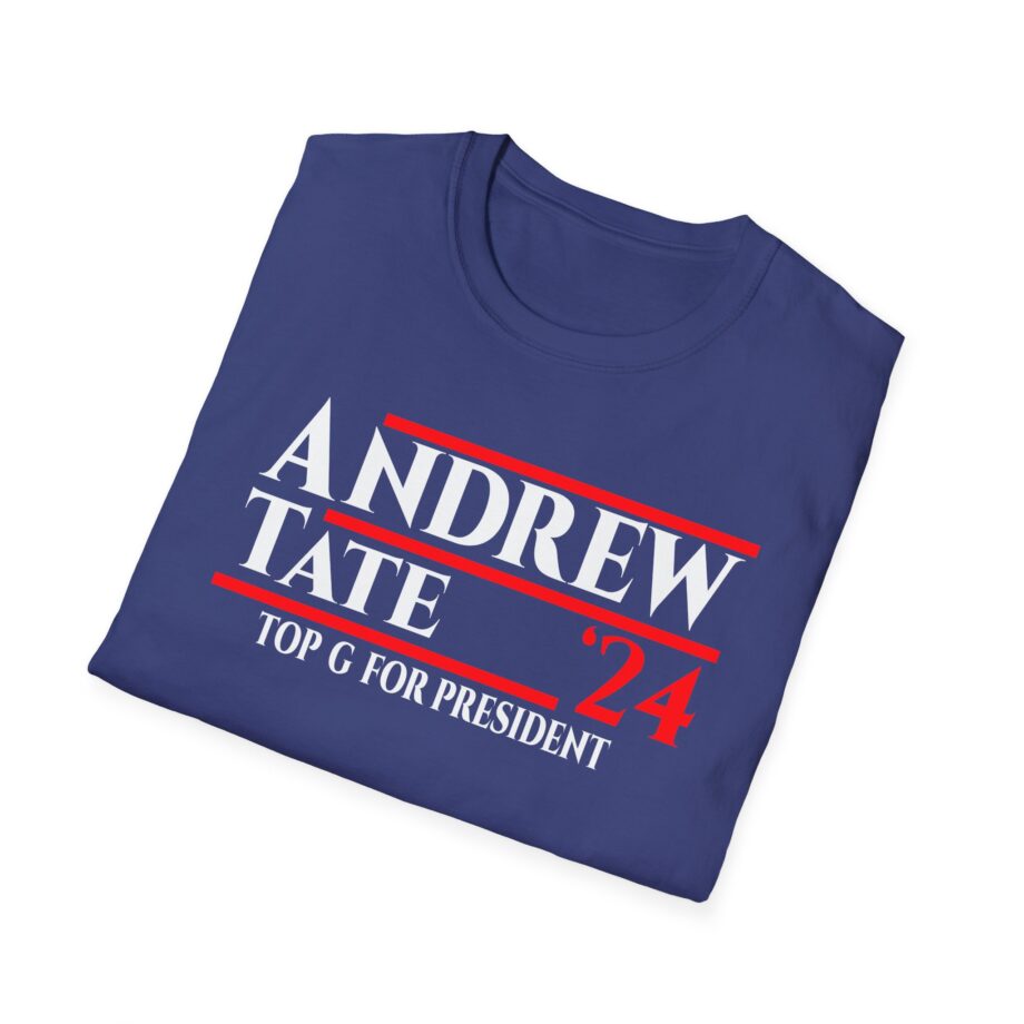 Andrew Tate Top G for President 2024 Unisex Softstyle T-Shirt