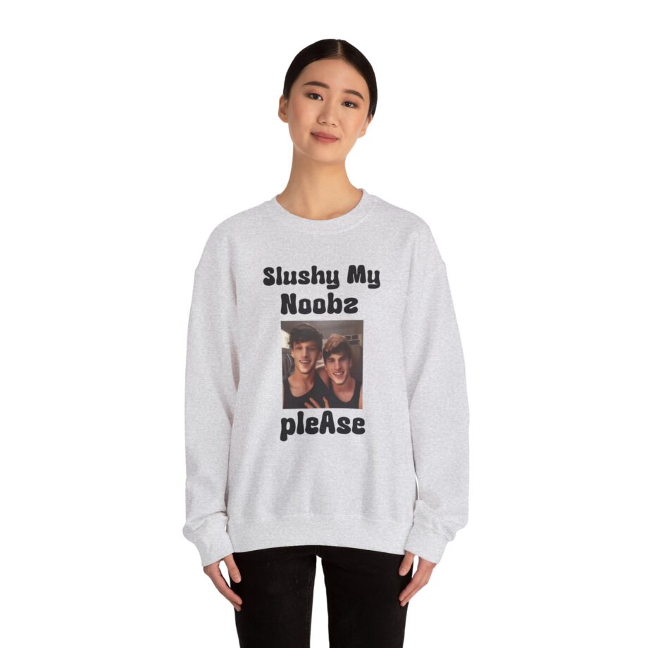 Slushy Noobz Martin and Hamzah Comedy Unisex Heavy Blend Crewneck Sweatshirt