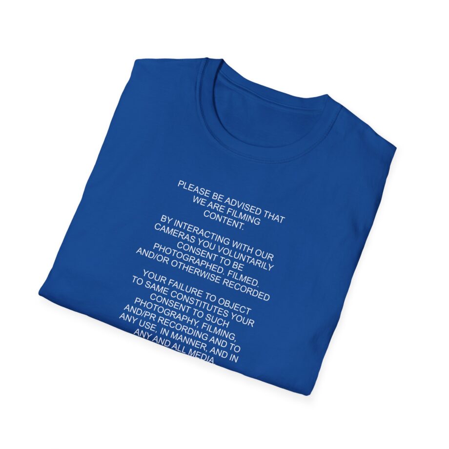 Nekrogoblikon We Are Filming Content Unisex Softstyle T-Shirt