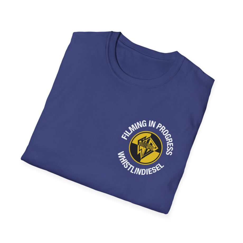 Whistlindiesel Filming in Progress Unisex Softstyle T-shirt