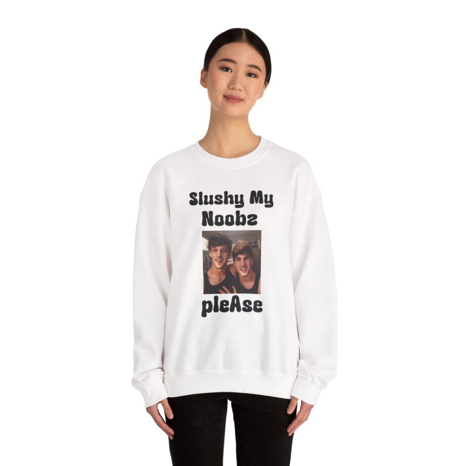 Slushy Noobz Martin and Hamzah Comedy Unisex Heavy Blend Crewneck Sweatshirt