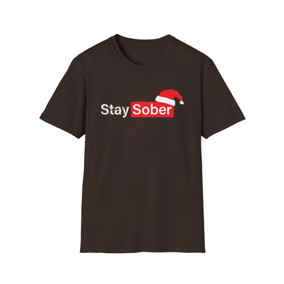 Daydrian Harding Xmas Stay Sober Unisex Softstyle T-shirt