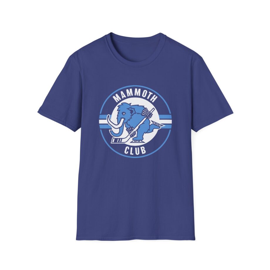 The Mammoth Club Hockey Logo Unisex Softstyle T-Shirt