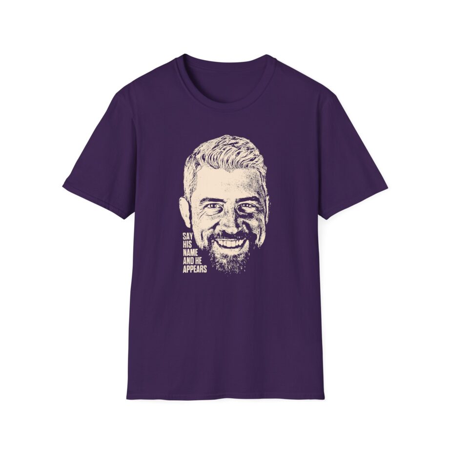 Joe Hendry Say His Name and He Appears Unisex Softstyle T-shirt
