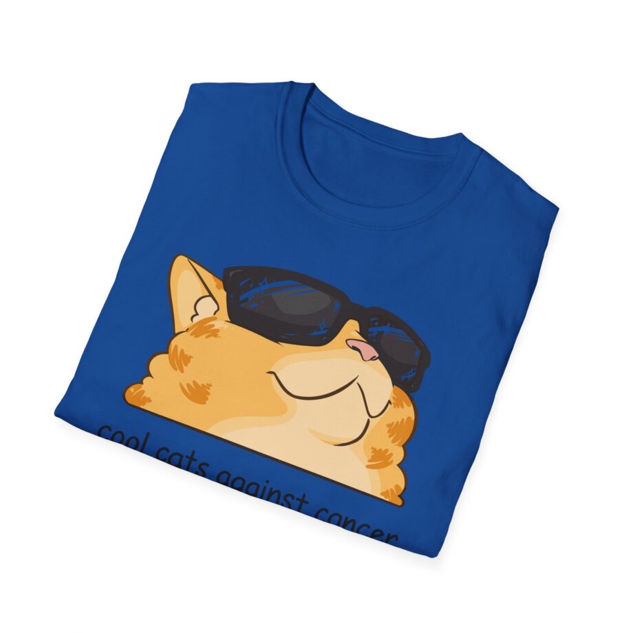 Lilsimsie Cool Cats Against Cancer Unisex Softstyle T-shirt