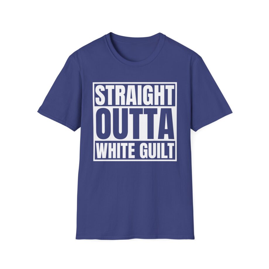 Straight Outta White Guilt Unisex Softstyle T-Shirt