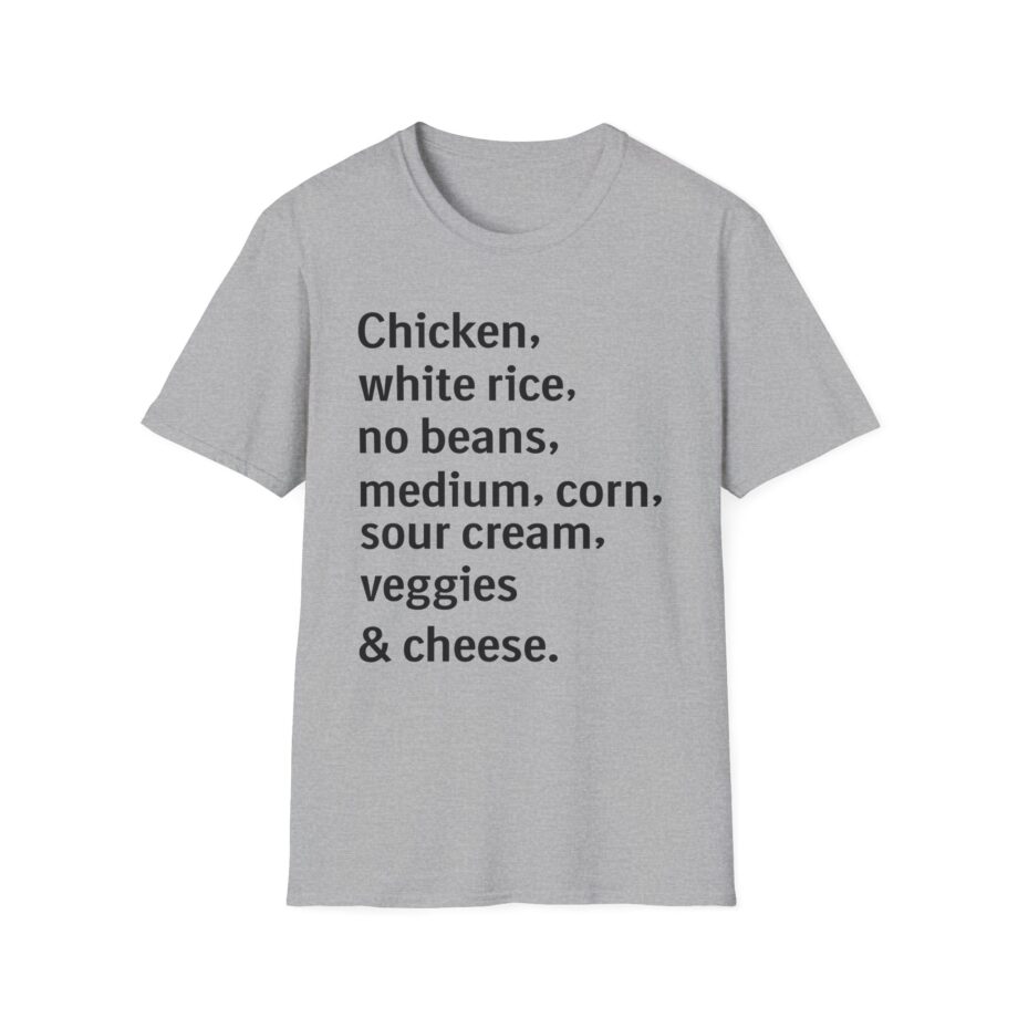 Chipotle Custom Order Unisex Softstyle T-shirt