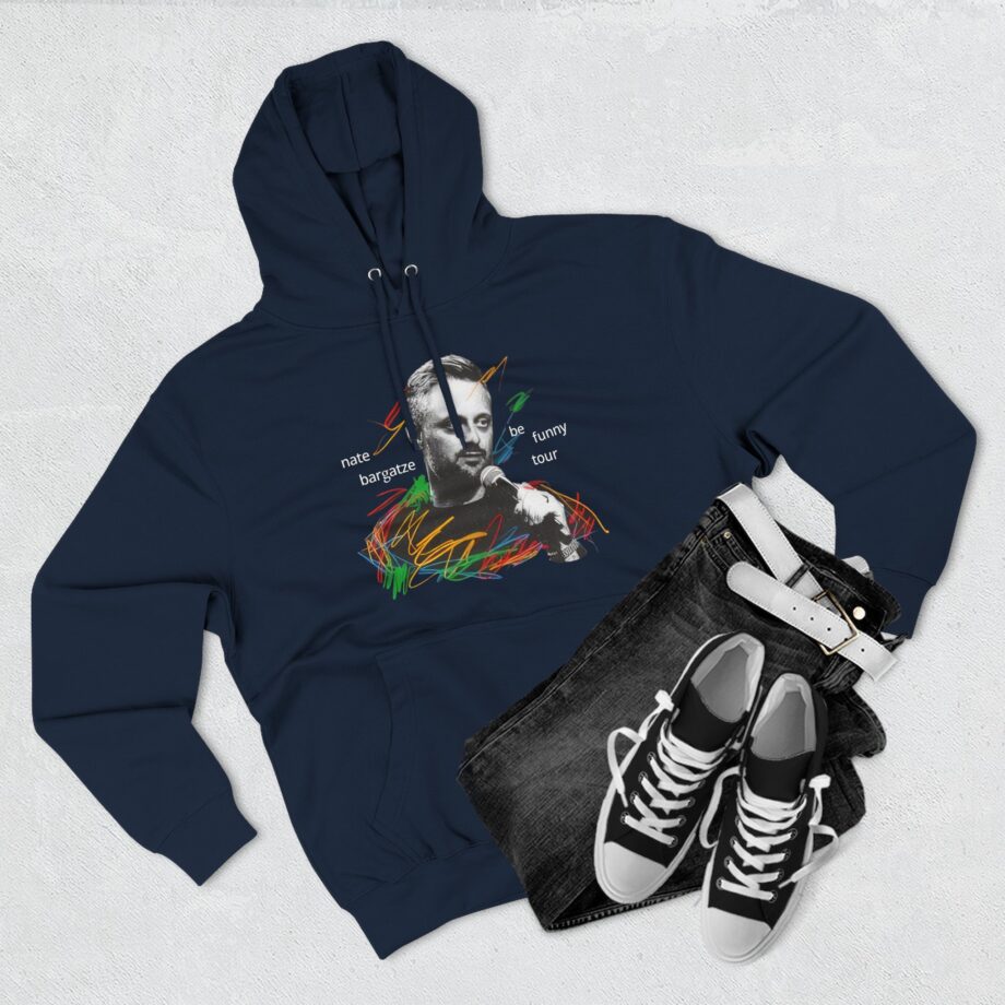Nate Bargatze 2024 Be Funny Tour Three-panel Fleece Hoodie