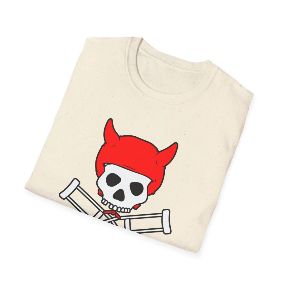 Jackass Devil Horns Skull & Crossbones Unisex Softstyle T-Shirt