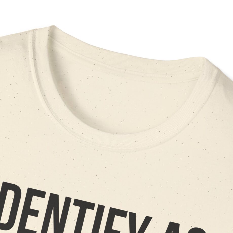 I Identify as an American Unisex Softstyle T-shirt