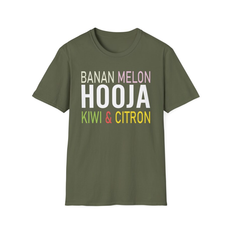 Hooja Banan Melon Kiwi & Citron Unisex Softstyle T-shirt