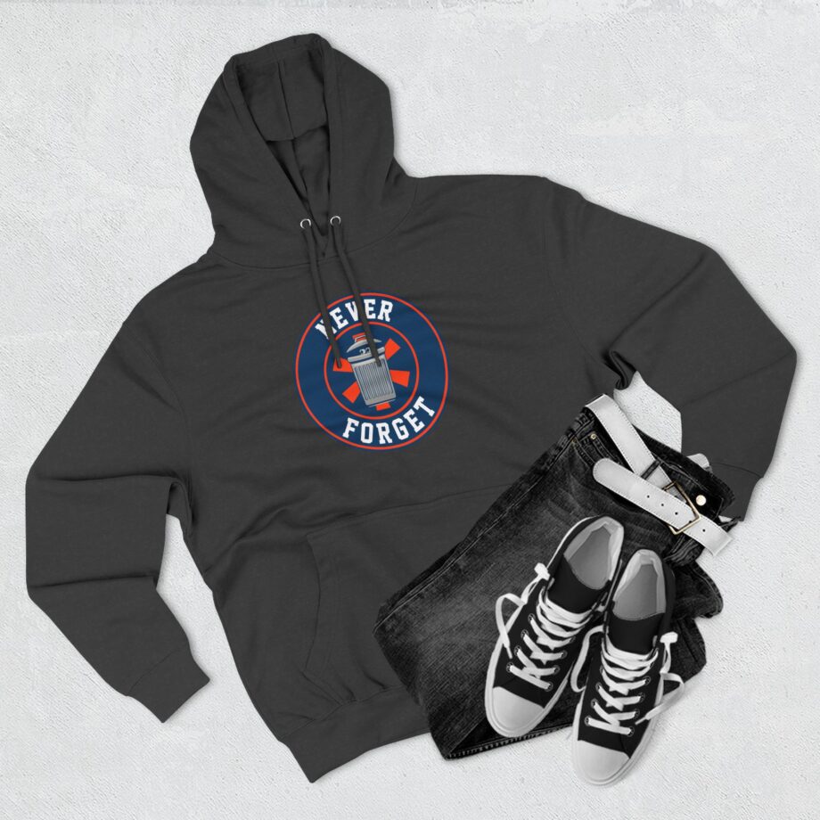 Trevor Bauer Never Forget Three-panel Fleece Hoodie
