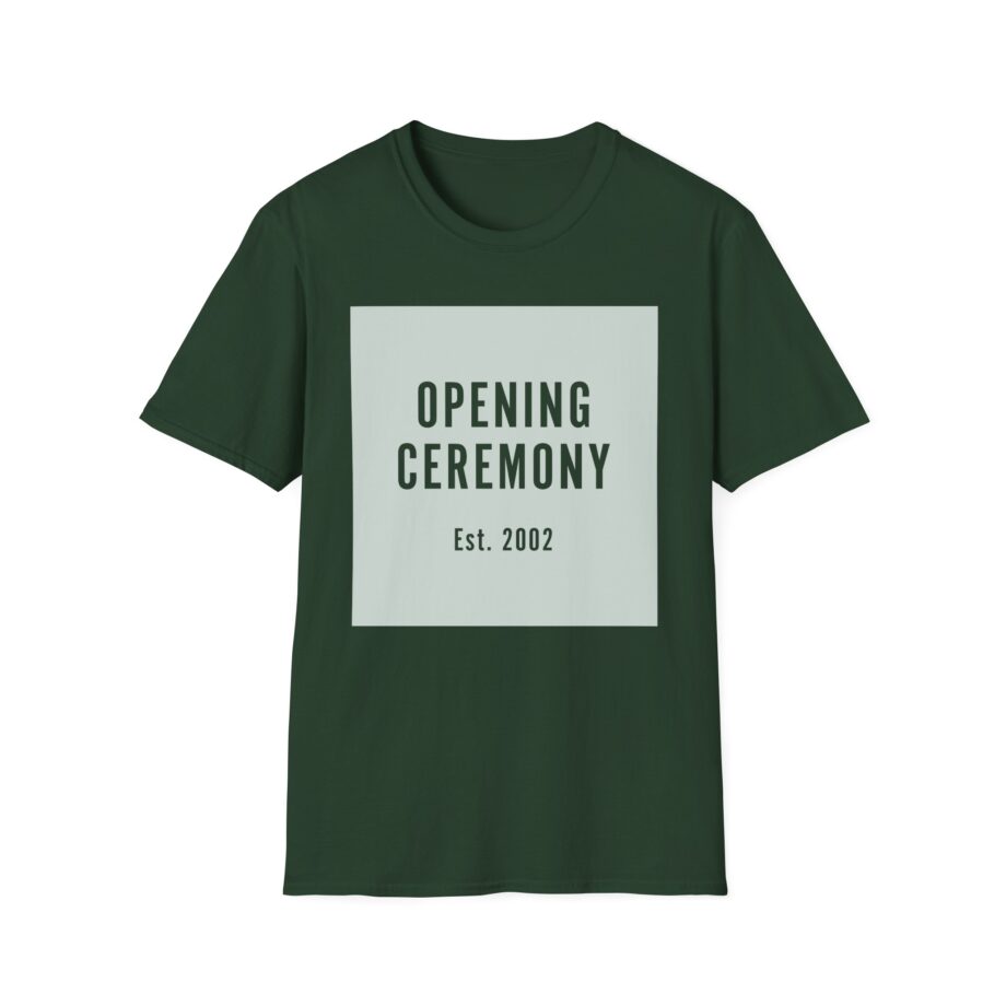 Rewinside Opening Ceremony Est. 2002 Unisex Softstyle T-shirt