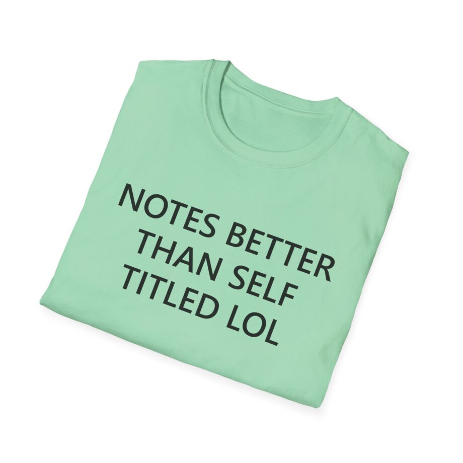 The  Notes > Self Titled Unisex Softstyle T-shirt
