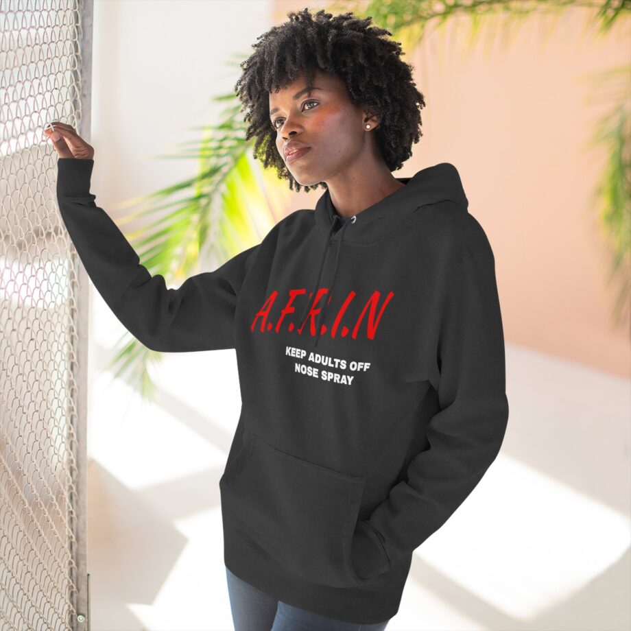 Afrin Keep Adults of Nose Spray Three-panel Fleece Hoodie