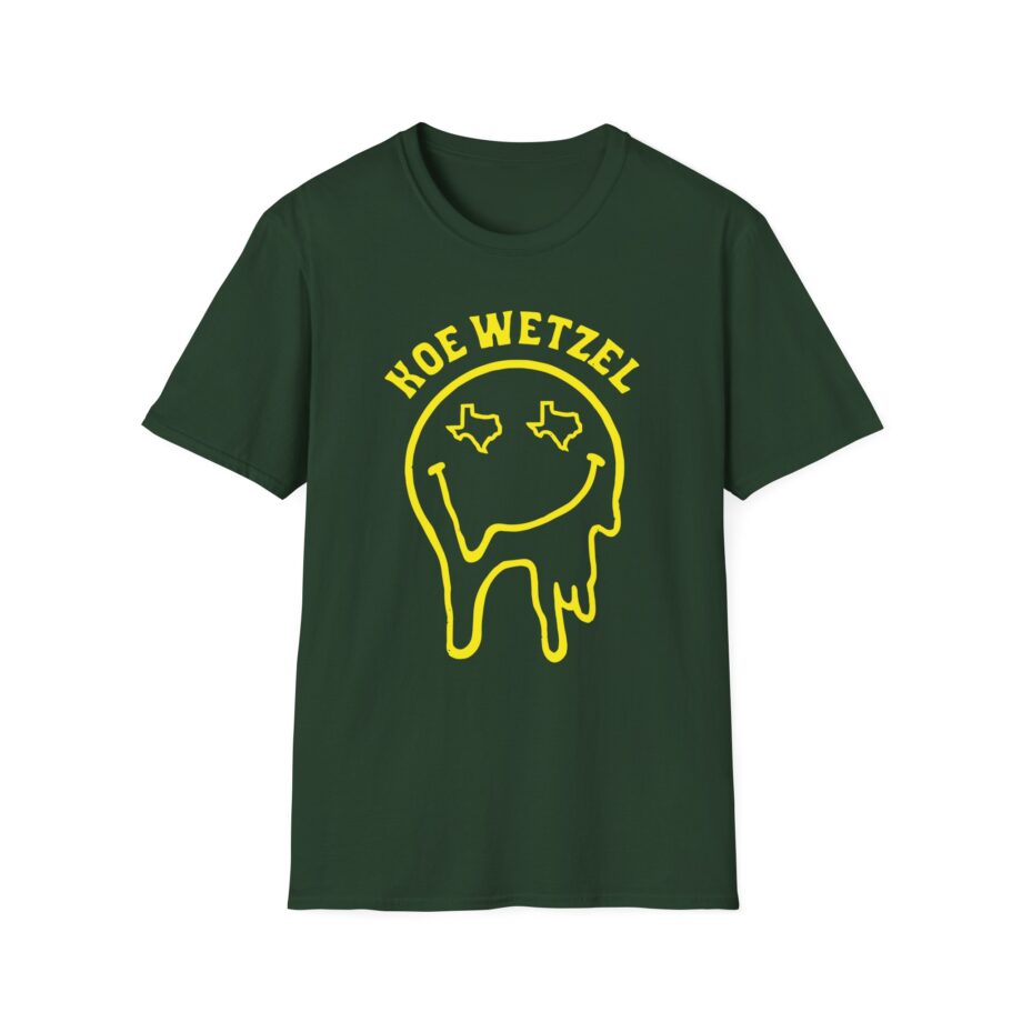 Koe Wetzel Drippy Smiley Unisex Softstyle T-shirt