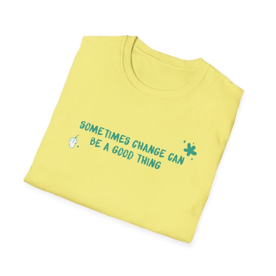 Heartstopper Sometimes Change Can Be a Good Thing Unisex Softstyle T-Shirt