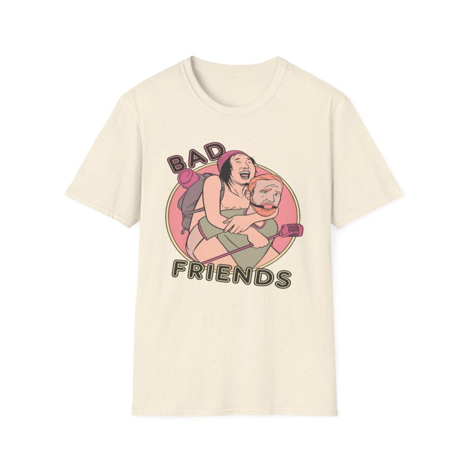 Andrew Santino Piggy Back Bad Friends Podcast Unisex Softstyle T-shirt
