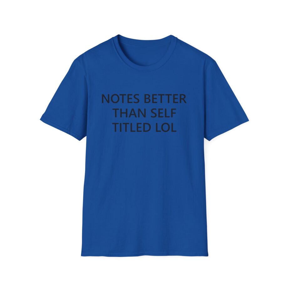 The  Notes > Self Titled Unisex Softstyle T-shirt