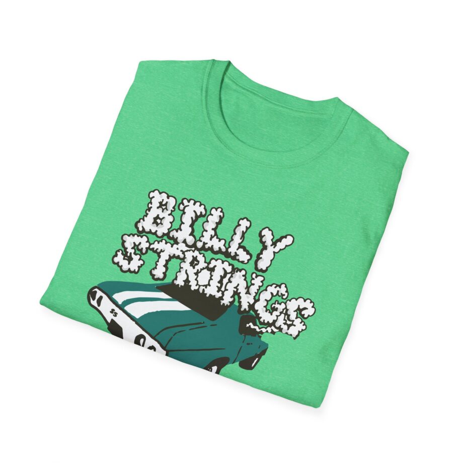 Billy Strings Imogene + Willie X Billy Strings Highway Prayers Green Car Unisex Softstyle T-shirt