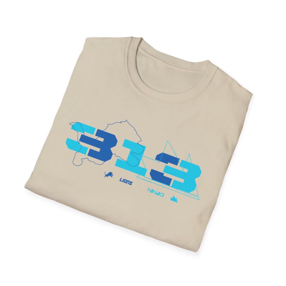 Ninja Detroit Lions Unisex Softstyle T-Shirt