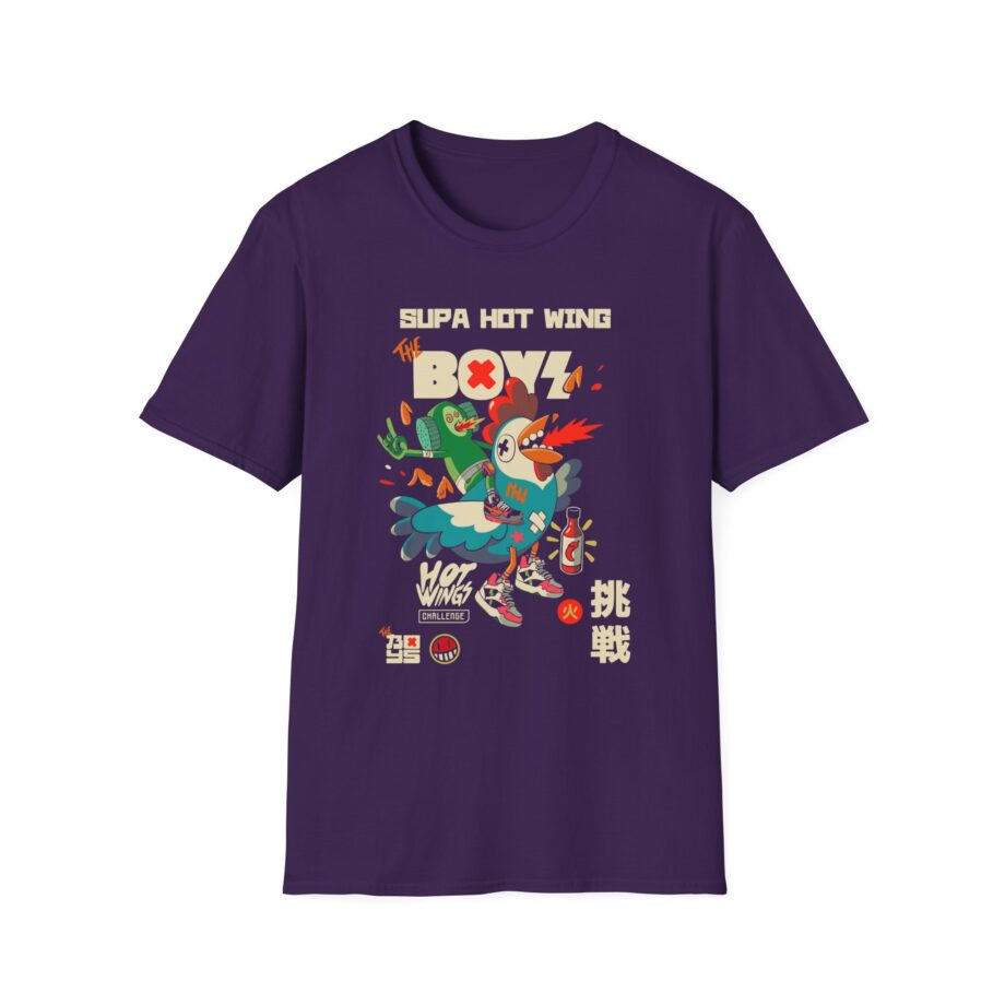 Joshdub the Boys Hot Wings Challenge Unisex Softstyle T-shirt