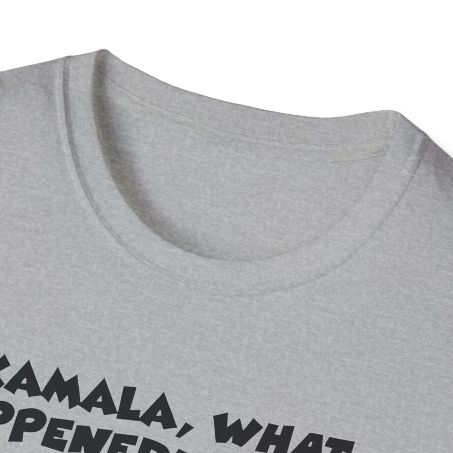 James Droz Kamala, What Happeneduhhh Unisex Softstyle T-shirt