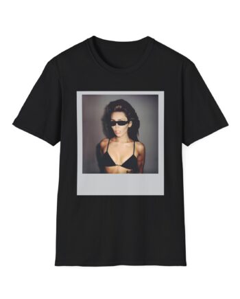 Miley Cyrus Polaroid Photo Unisex Softstyle T-Shirt