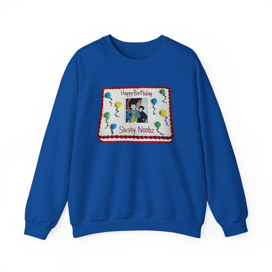 Slushy Noobz Birthday Cake Unisex Heavy Blend Crewneck Sweatshirt