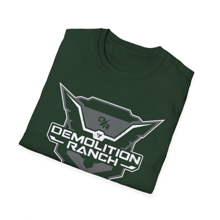 Demolition Ranch Monochrome Shield Unisex Softstyle T-shirt