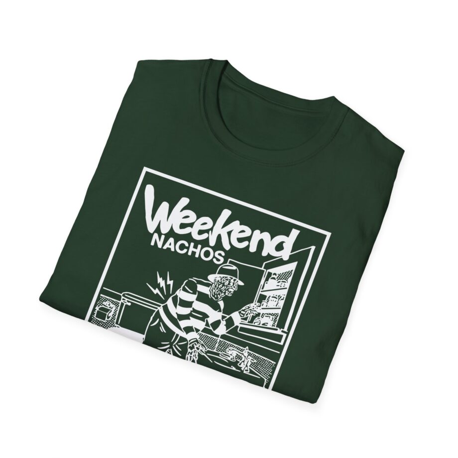 Weekend Nachos I Writhe in Pain Unisex Softstyle Tee