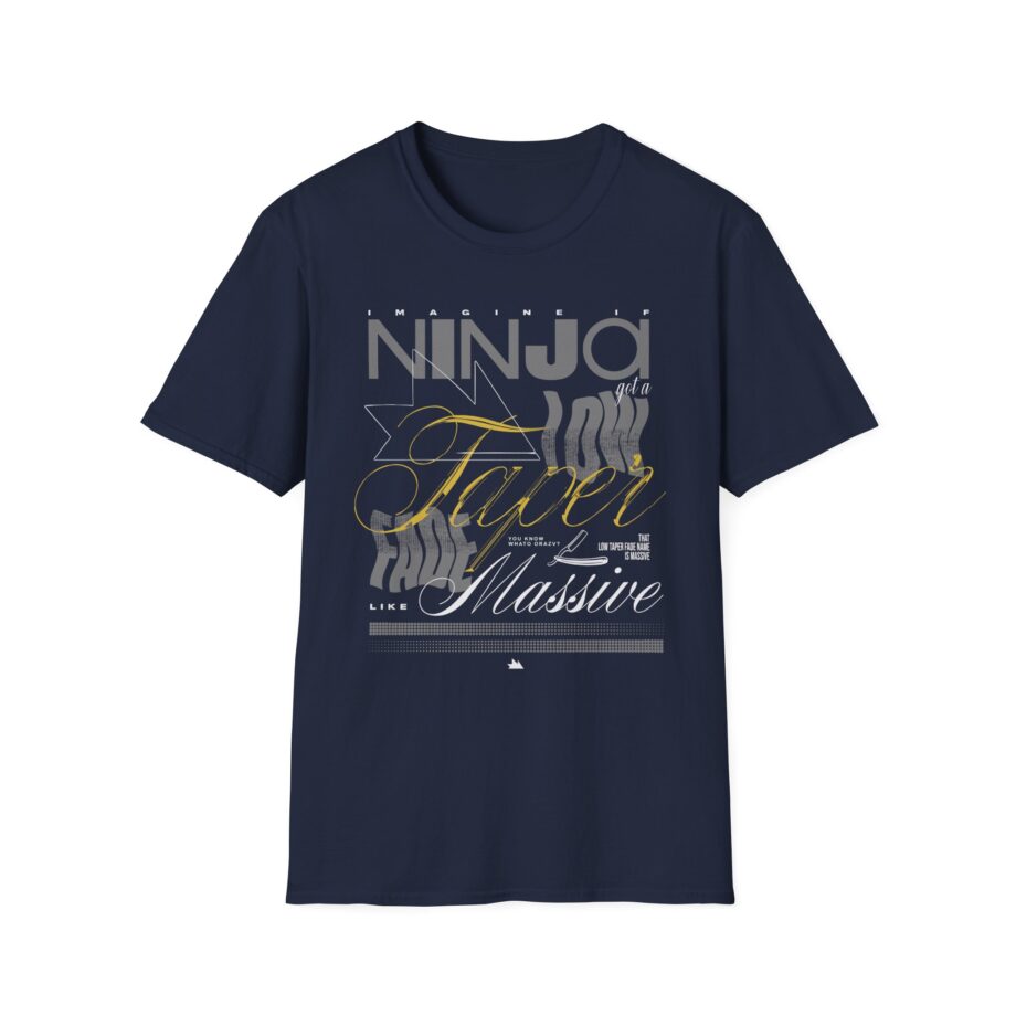 Ninja  Low Taper Fade Unisex Softstyle T-shirt