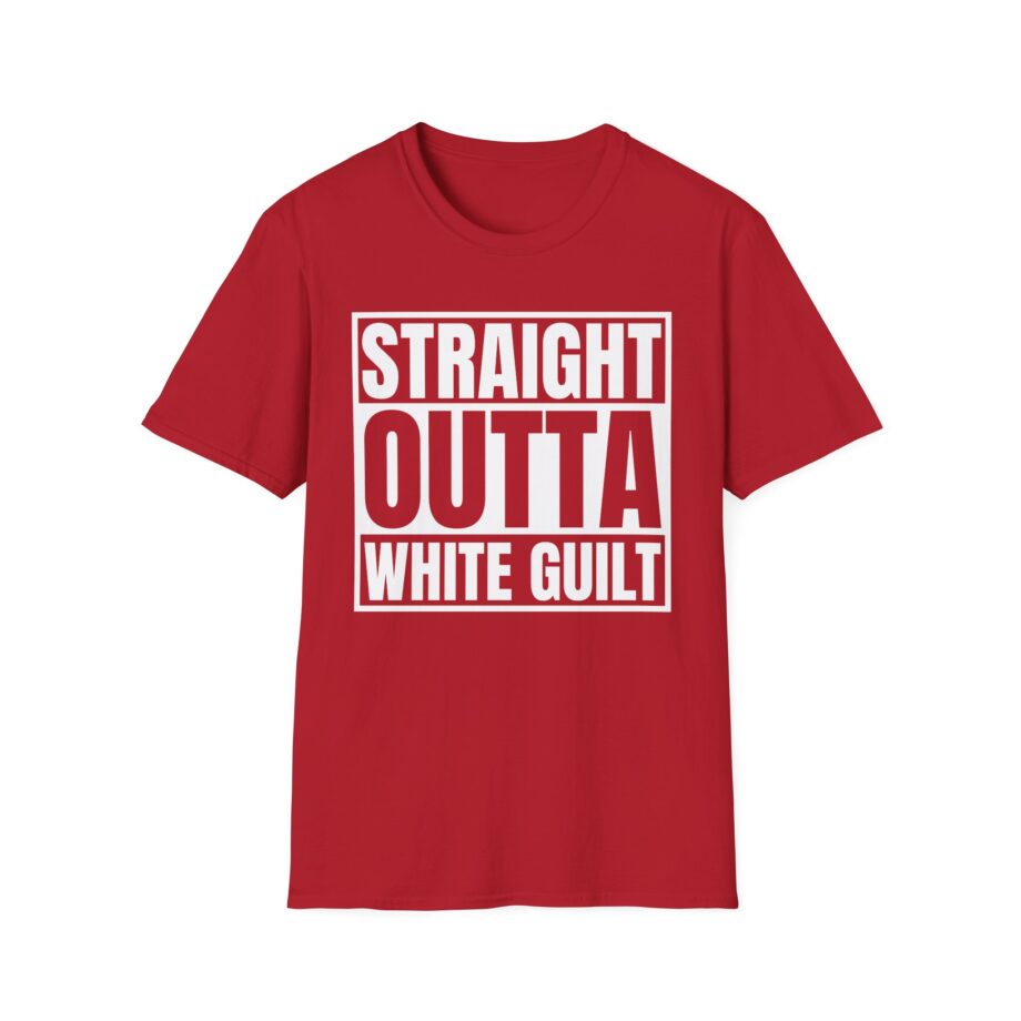 Straight Outta White Guilt Unisex Softstyle T-Shirt
