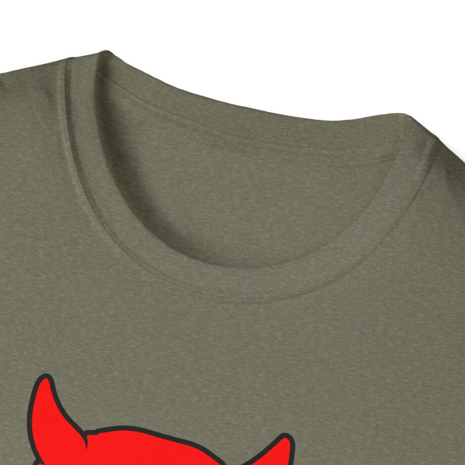 Jackass Devil Horns Skull & Crossbones Unisex Softstyle T-Shirt