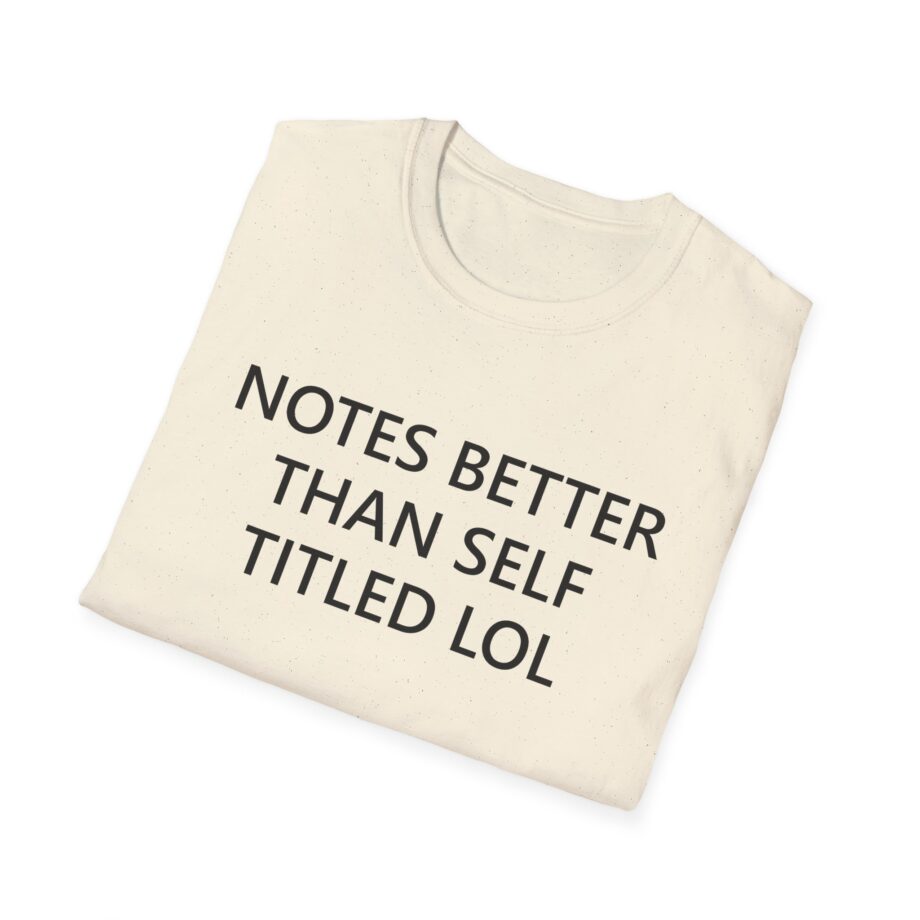 The  Notes > Self Titled Unisex Softstyle T-shirt
