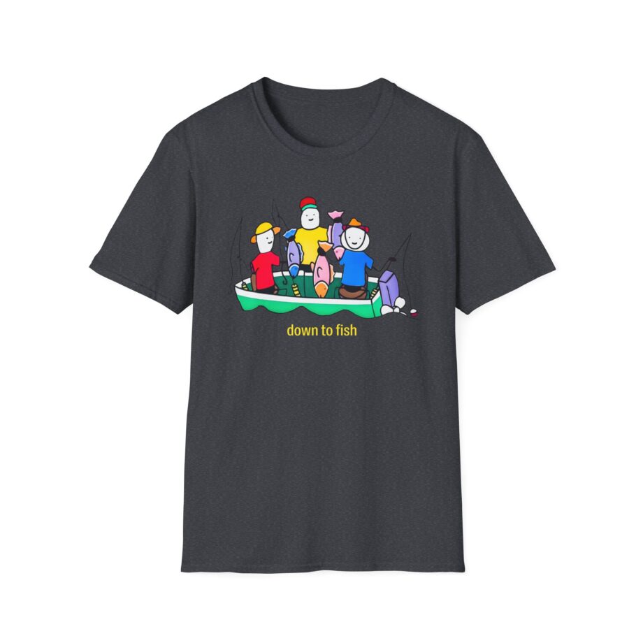 Super Mega Down to Fish Unisex Softstyle T-shirt