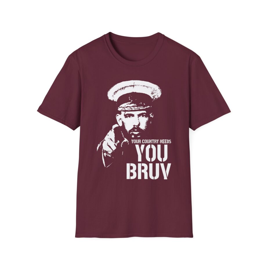 Andrew Tate Your Country Needs You Bruv Unisex Softstyle T-shirt