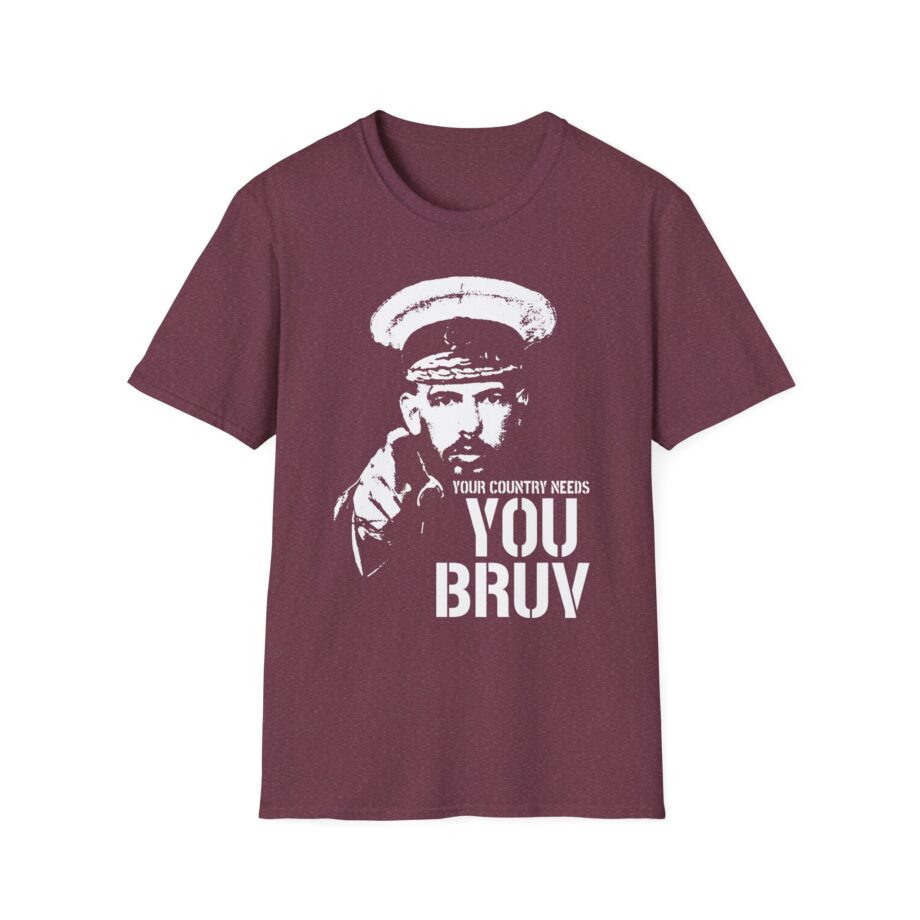 Andrew Tate Your Country Needs You Bruv Unisex Softstyle T-shirt