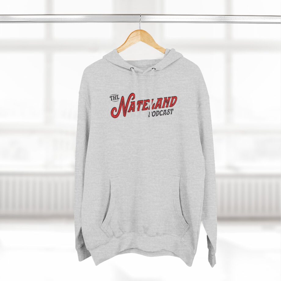 Nate Bargatze  Nateland Podcast Three-panel Fleece Hoodie