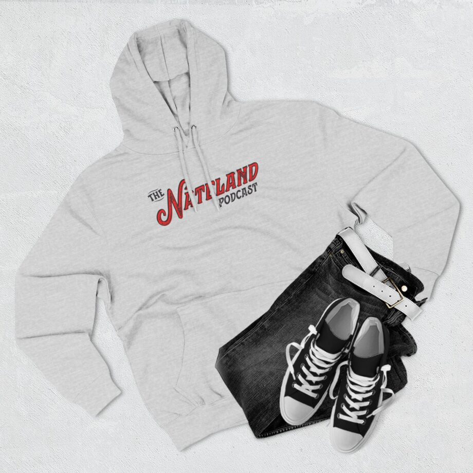 Nate Bargatze  Nateland Podcast Three-panel Fleece Hoodie