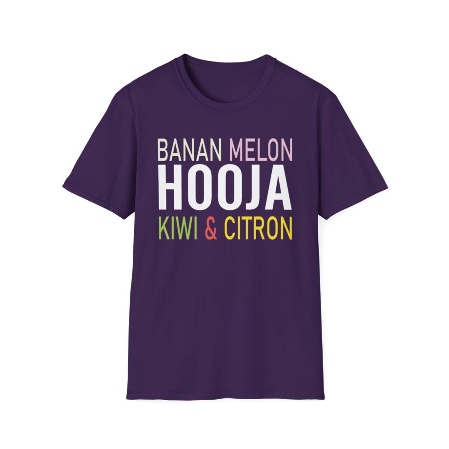 Hooja Banan Melon Kiwi & Citron Unisex Softstyle T-shirt