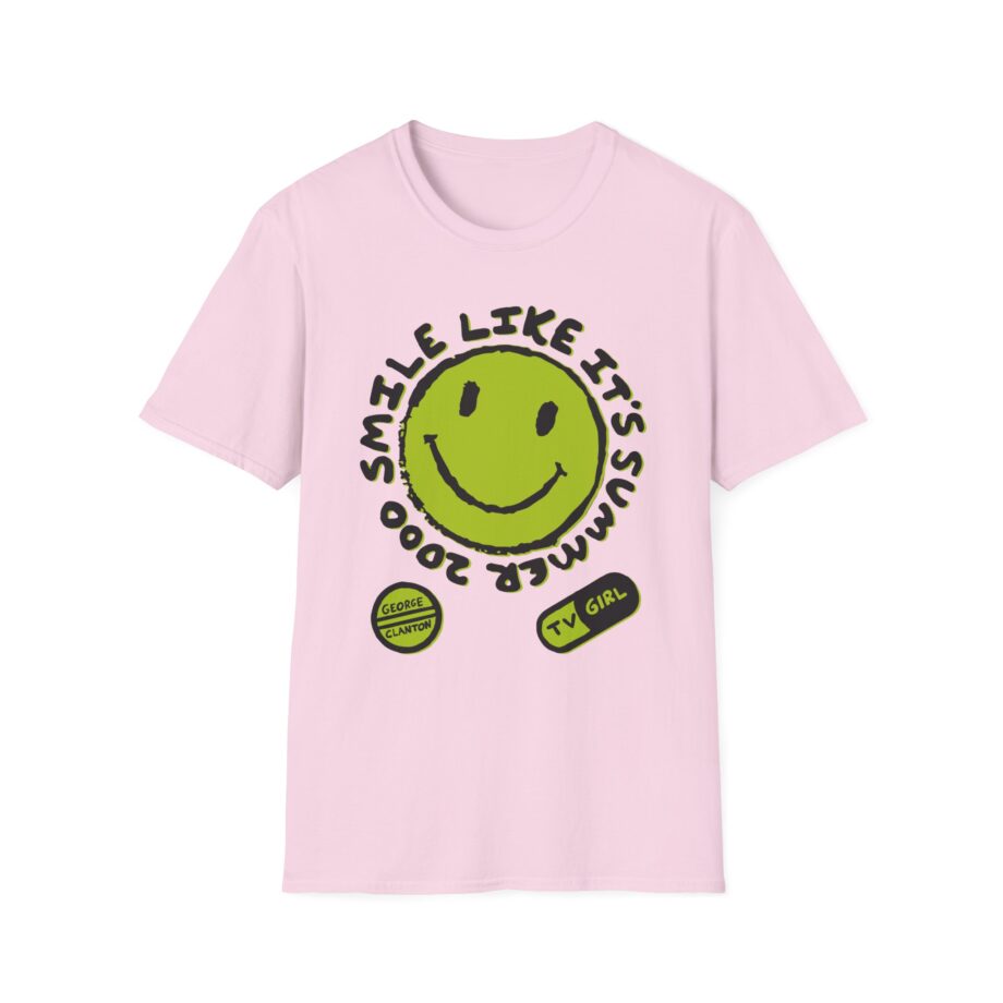 Tv Girl Smile Like It's Summer 2000 Unisex Softstyle T-shirt