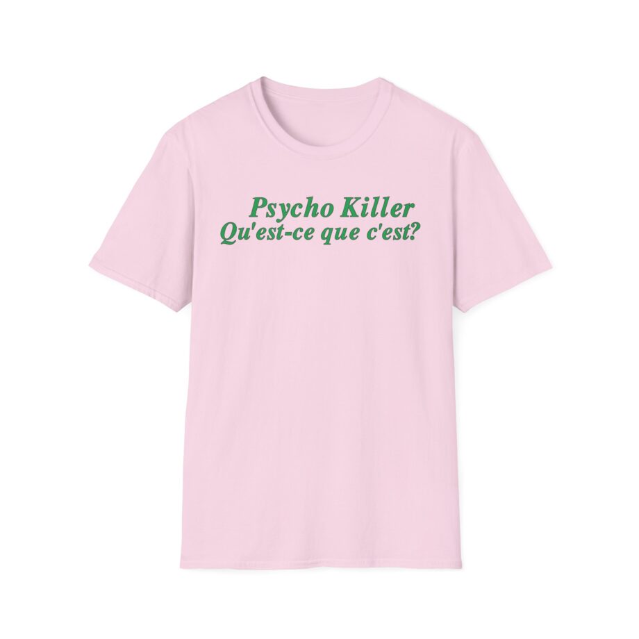 Miley Cyrus Talking Heads X Miley Psycho Killer Unisex Softstyle T-Shirt