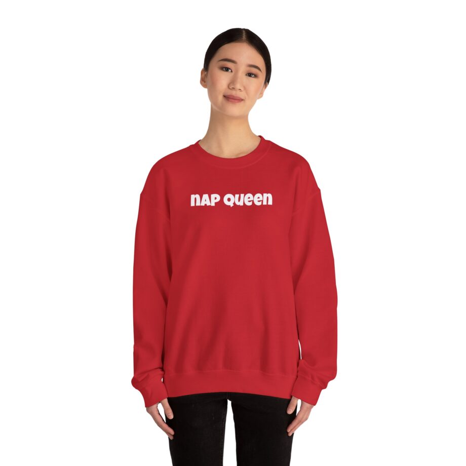 Slushy Noobz Nap Queen Unisex Heavy Blend Crewneck Sweatshirt