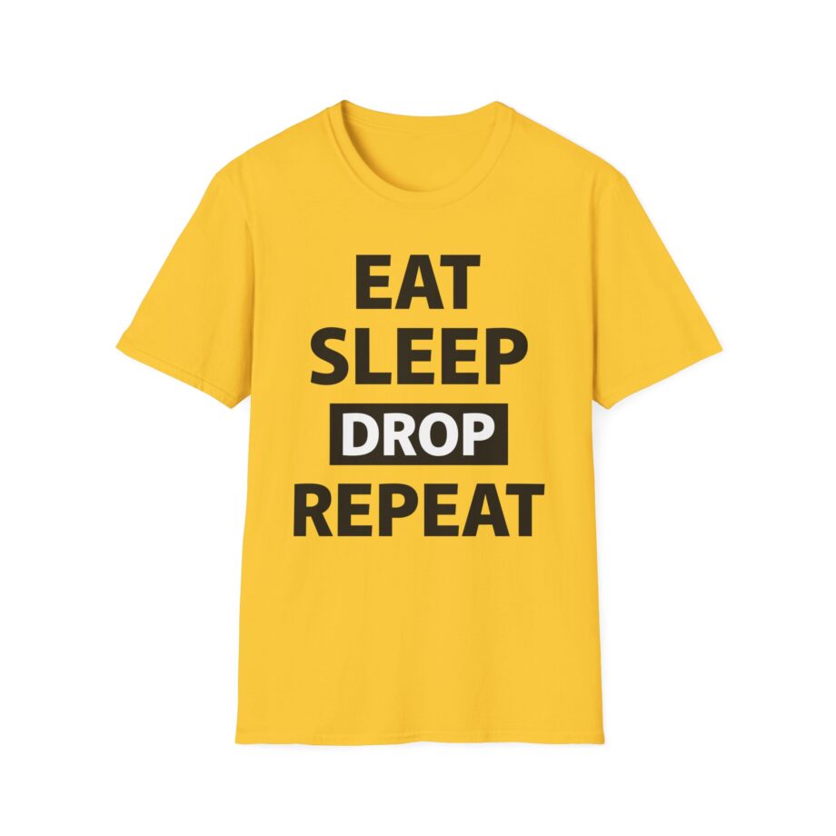 Morgz Eat Sleep Drop Repeat Unisex Softstyle T-Shirt